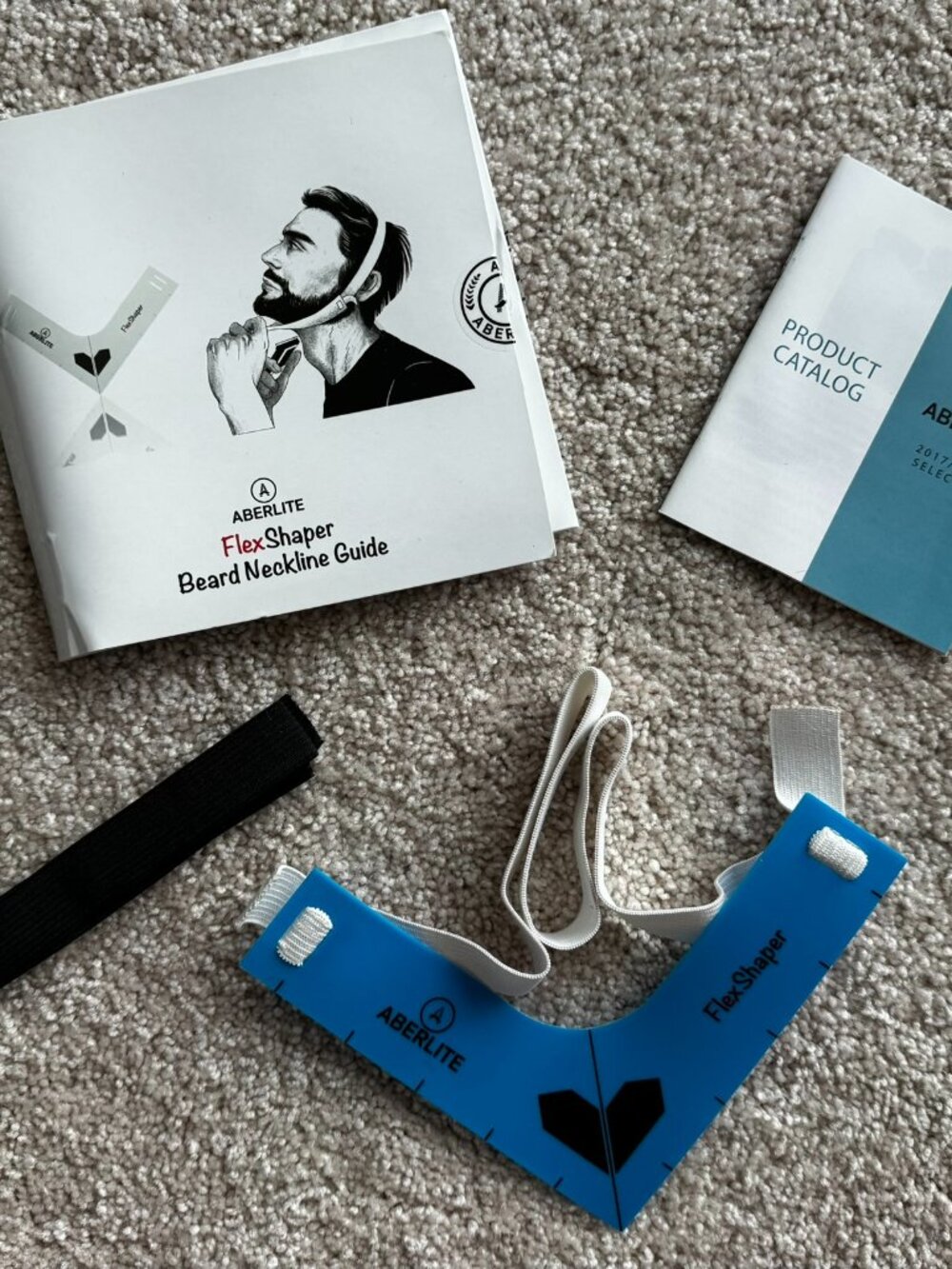 Aberlite FlexShaper Beard Shaper Hands-Free + Flexible Neckline / Easy to Use